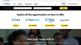 TIAA: Career Home