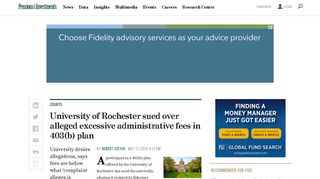University of Rochester sued over alleged excessive administrative ...