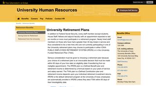 University Retirement Plans | University Human Resources