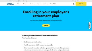 Enrolling in an Employer-Sponsored Retirement Plan | TIAA