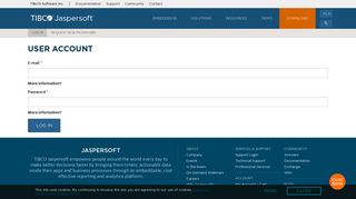 User account - TIBCO Jaspersoft