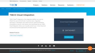 TIBCO Cloud Integration | TIBCO Software