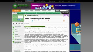 Gamasutra - Press Releases- TibiaME – High resolution client released