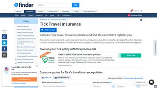 Tick Travel Insurance: Comprehensive cover at a competitive price
