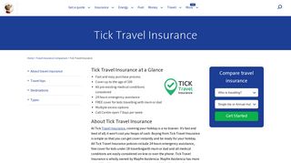Tick Travel Insurance | Compare the Market