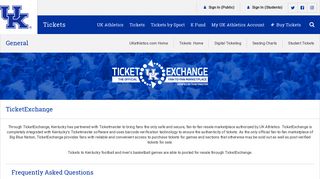 TicketExchange - UK Athletics Ticket Office