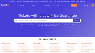TicketIQ: The Smartest Ticket Search - Sports, Concert & Event Tickets