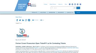 Former Crown Prosecutors Open Ticket911.ca for Contesting Tickets