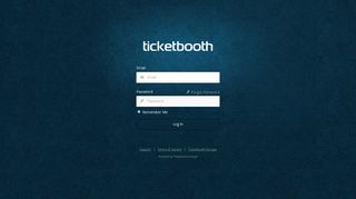 Organizer Login - Ticketbooth Europe Admin - Ticketbooth Client Login