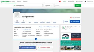 Working at Ticketgenie India | Glassdoor.ca