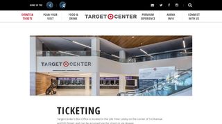 Ticket Information | Target Center