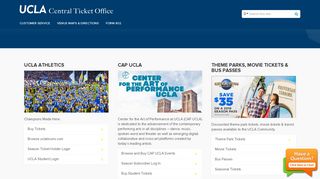 UCLA Central Ticket Office: CTO Home