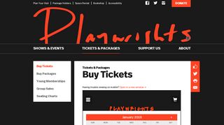 Buy Tickets : Playwrights Horizons