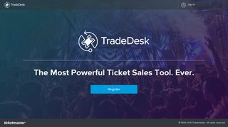 TradeDesk POS - Ticketmaster