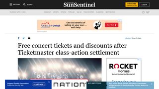 Free concert tickets and discounts after Ticketmaster class-action ...