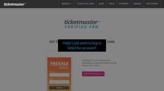 Verified Fan | Ticketmaster | Get Started