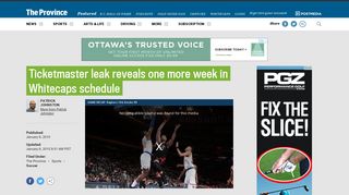 Ticketmaster leak reveals one more week in Whitecaps schedule | The ...
