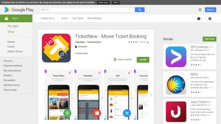 TicketNew - Movie Ticket Booking - Apps on Google Play