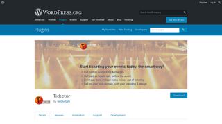 Ticketor | WordPress.org