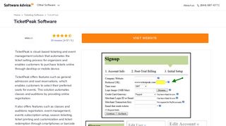 TicketPeak Software - 2019 Reviews, Pricing & Demo