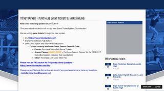Ticketracker – Purchase Event Tickets & More Online! - Kyle Lehman ...