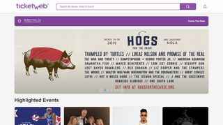 TicketWeb | Independent music, clubs, comedy, theater