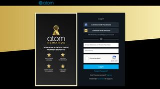 Login | Atom, Your Ticket to More - Atom Tickets