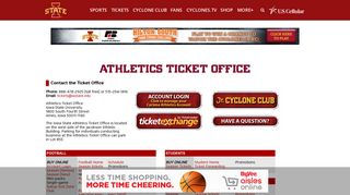 Cyclone Athletics Tickets - Iowa State University Athletics