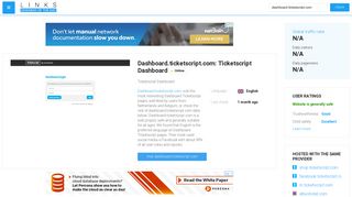 Visit Dashboard.ticketscript.com - Ticketscript Dashboard.