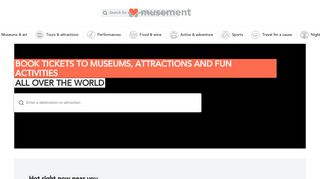 Book tickets to attractions, museums and fun activities | musement
