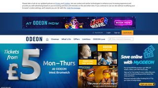ODEON West Bromwich - View Listings and Book Cinema Tickets Now!