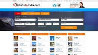 Tickets to India – Book Flights to India at Lowest Fare Online