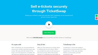 Sell your e-tickets – TicketSwap