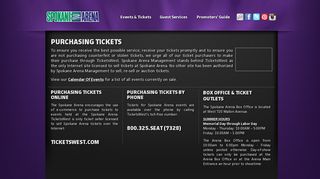 Spokane Arena - Purchase Tickets