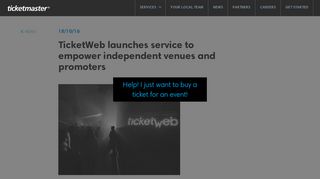 TicketWeb launches service to empower independent venues and ...
