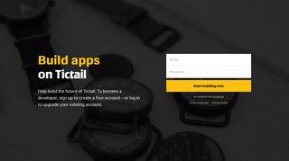 Create your developer account - Tictail