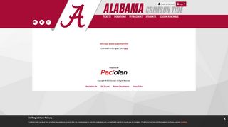 The University of Alabama | Online Ticket Office | Login