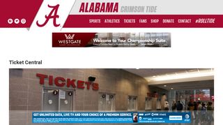 Ticket Central - University of Alabama Athletics