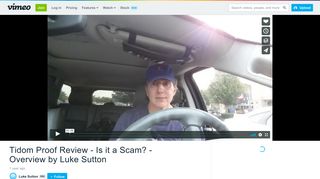 Tidom Proof Review - Is it a Scam? - Overview by Luke Sutton on Vimeo