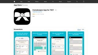 Homekeeper App for TIDY on the App Store - iTunes - Apple