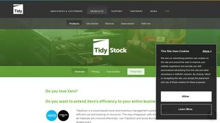 Tidy | TidyStock and Xero - Inventory management in the cloud