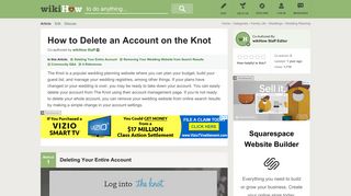 How to Delete an Account on the Knot: 8 Steps (with Pictures)