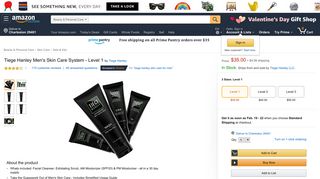 Amazon.com: Tiege Hanley Men's Skin Care System - Level 1: Beauty