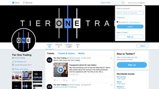 Tier One Trading (@TierOneTrading) | Twitter