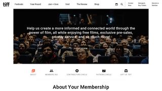 Membership - Toronto International Film Festival