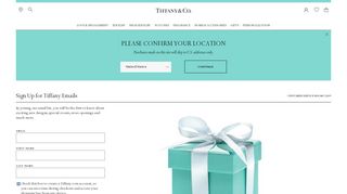 Sign Up for Tiffany Emails | Tiffany & Co.