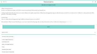 Pricing & Payment Plans | Tiffany & Co.