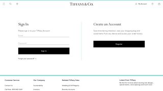 Sign In | Tiffany & Co.