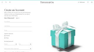 Create an Account | Tiffany & Co.