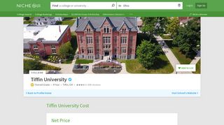 Tiffin University Costs and Financial Aid - Niche